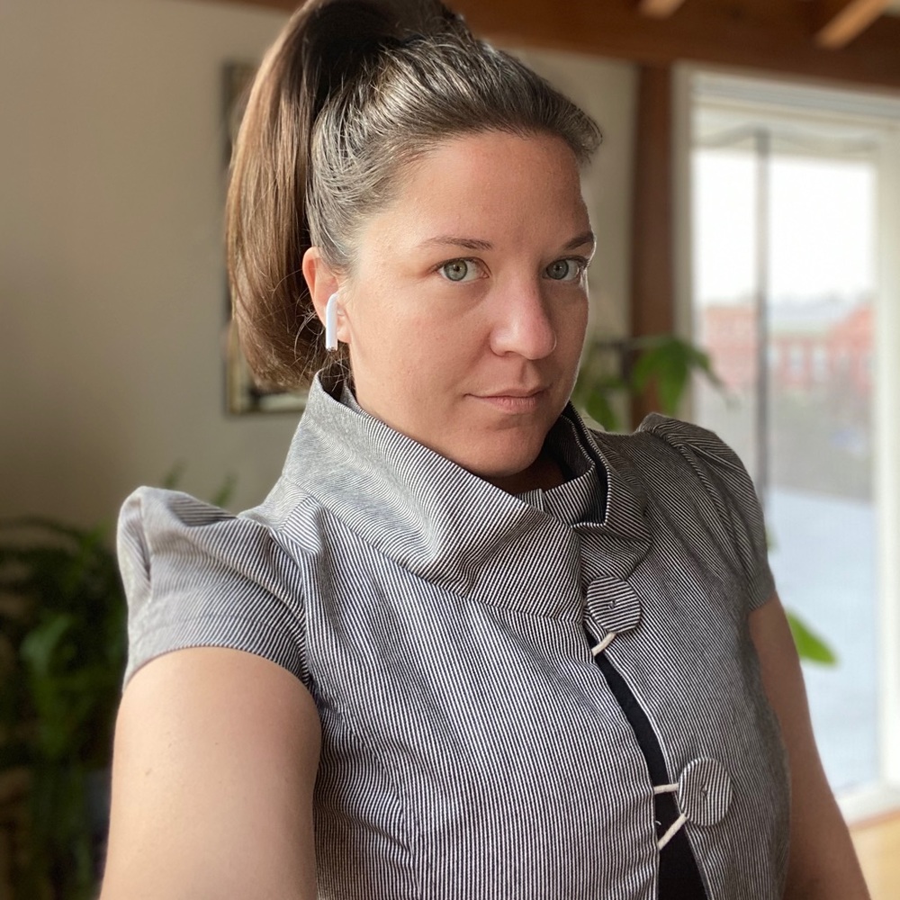 Forever21 PINSTRIPE M Jacket